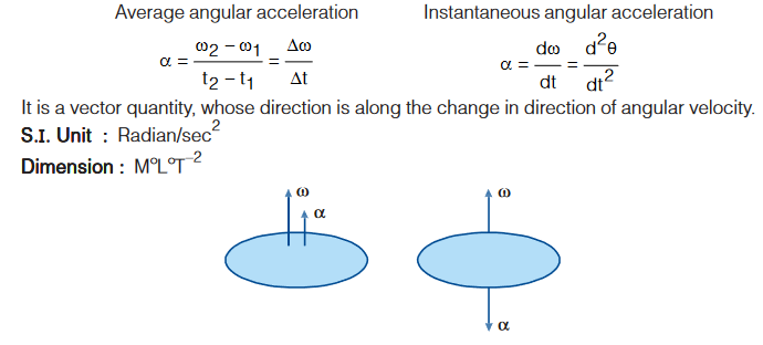 angular acceleration