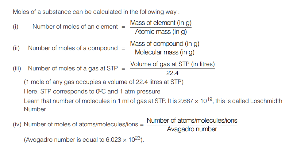 mole-concepts