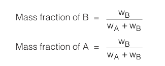 mass fraction