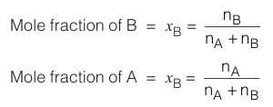 mole fraction