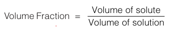 volume fraction